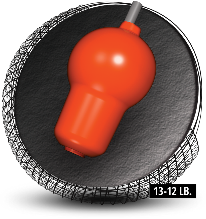 The Bubblegum VIBE core for thirteen to twelve pound bowling balls.