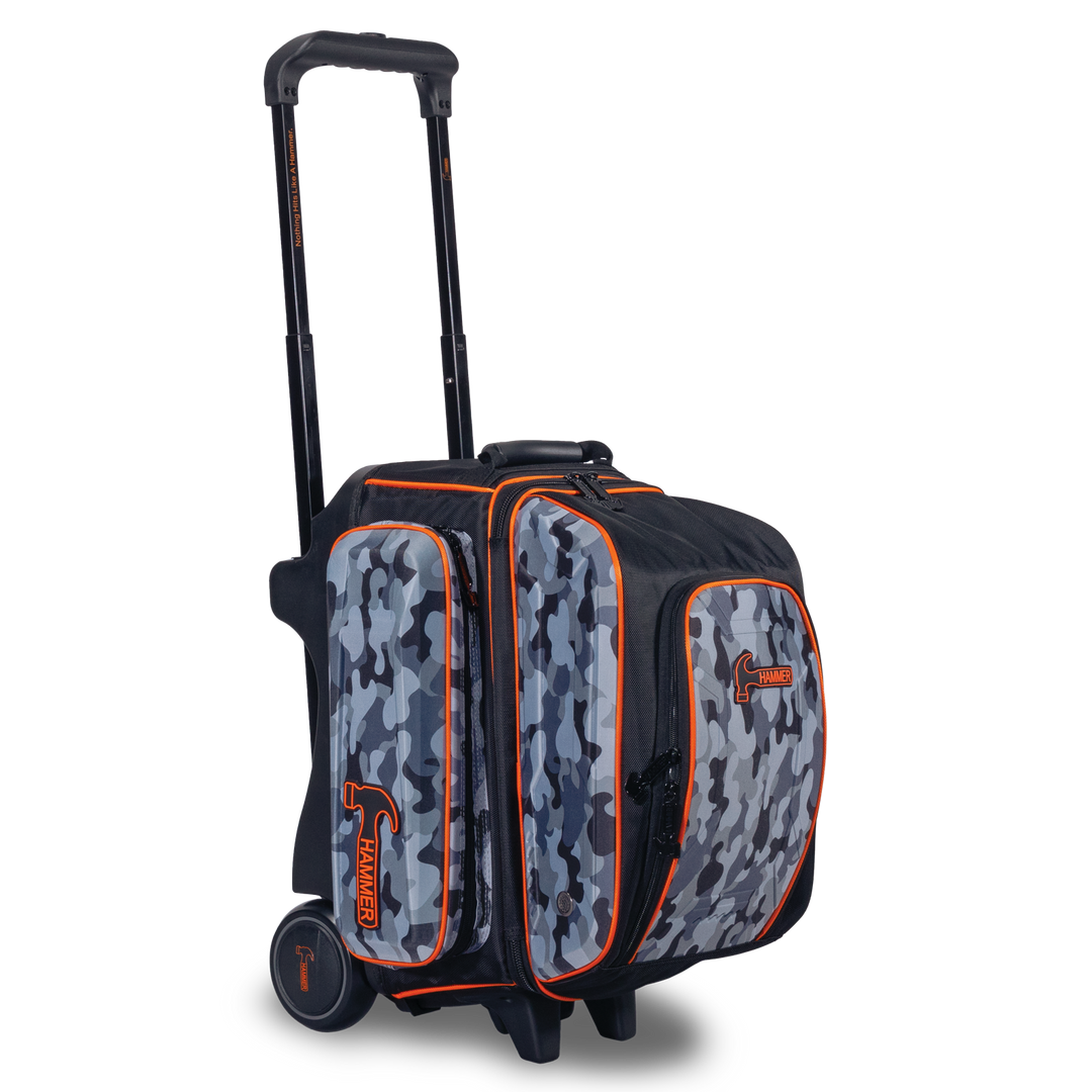 Hammer Gantlet Double Roller Camo three-quarter view facing right with handle extended.