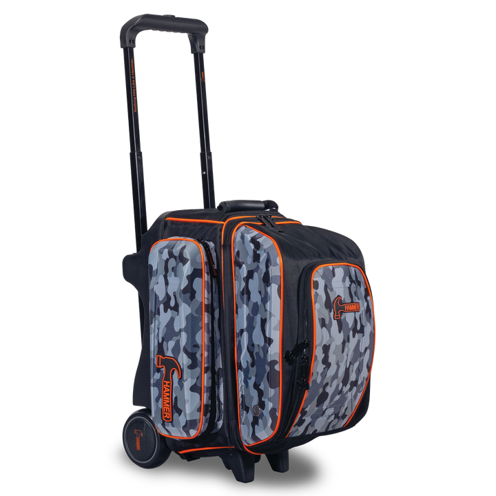 Hammer Gantlet Double Roller Camo three-quarter view facing right with handle extended.