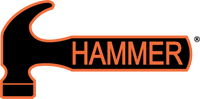 Hammer Bowling Logo in black and orange without tag line.