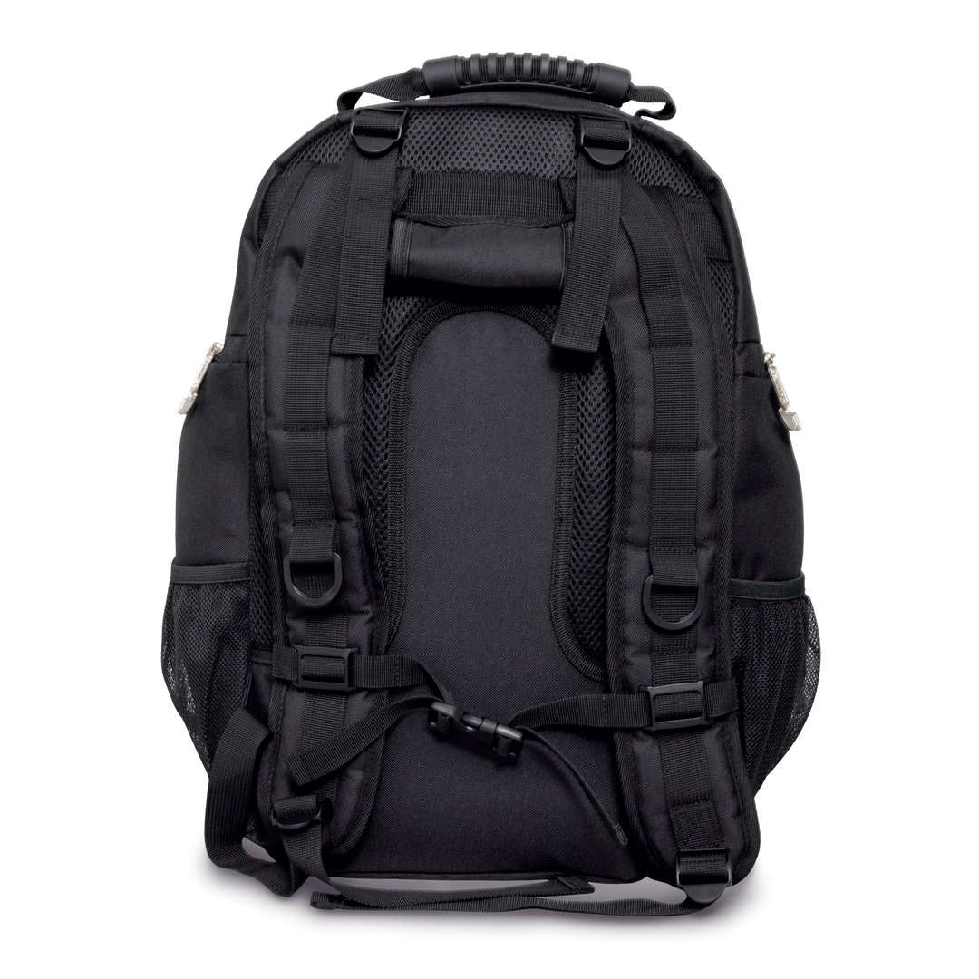 Tournament Backpack rear straight on view.