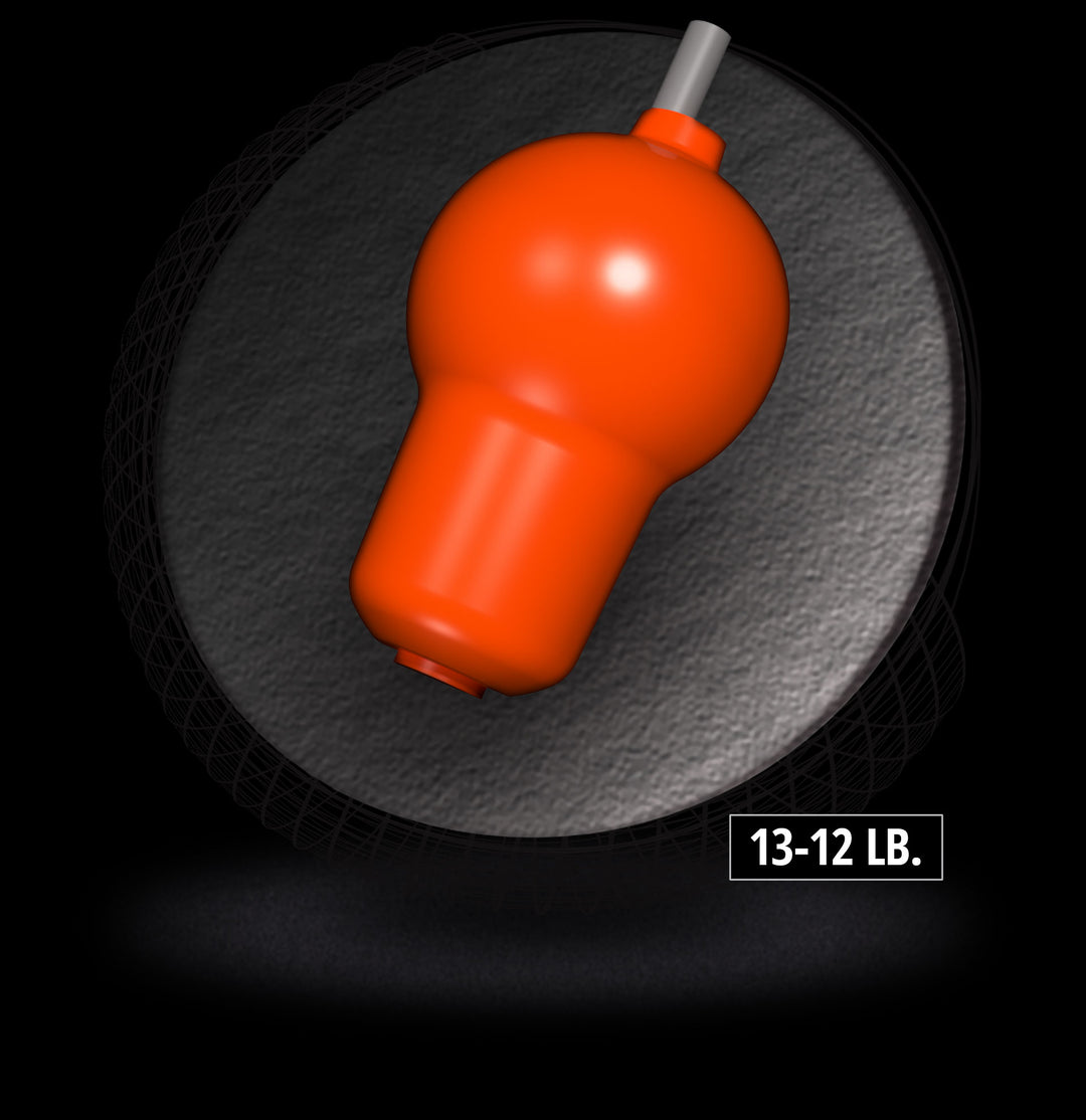 Hazmat core for thirteen to twelve pound bowling balls.