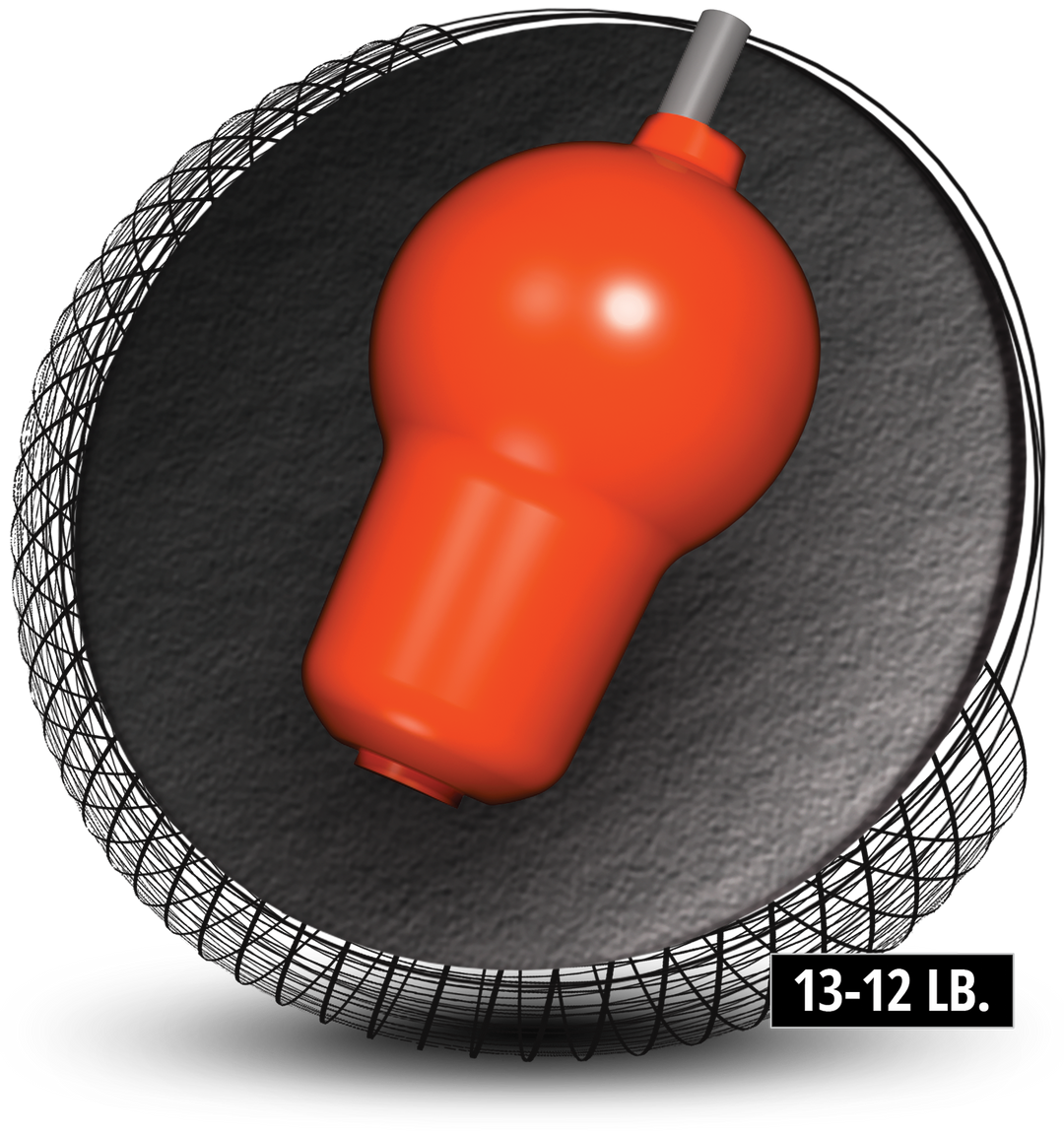 The Hazmat Solid core for thirteen to twelve pound bowling balls.