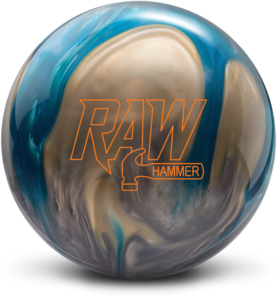 Raw Hammer Blue / Silver / White bowling ball