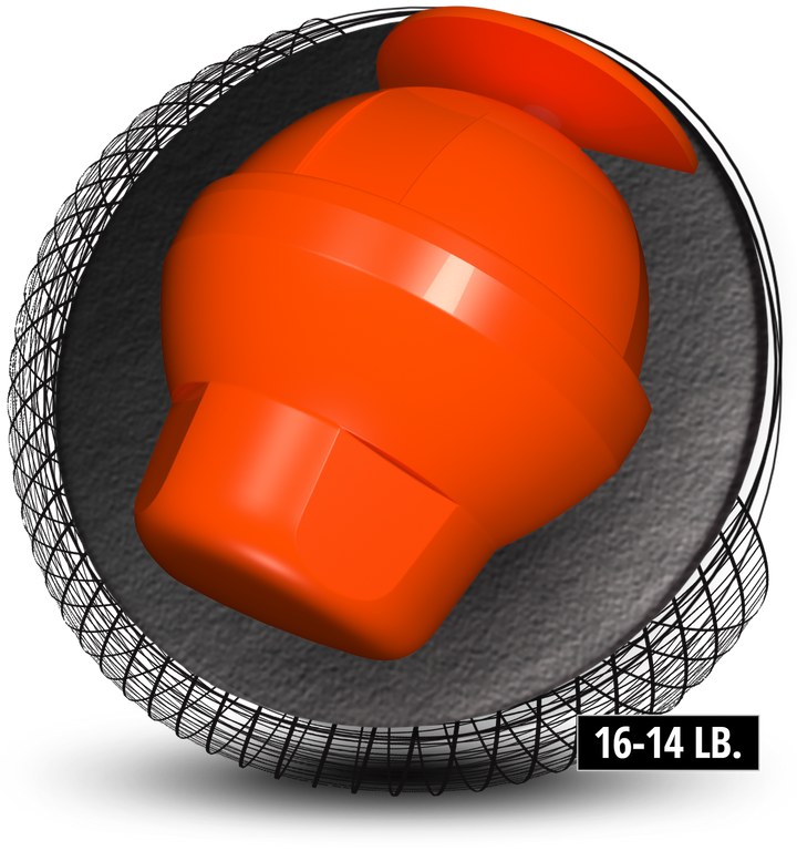 The Scorpion Strike core for sixteen to fourteen pound bowling balls.