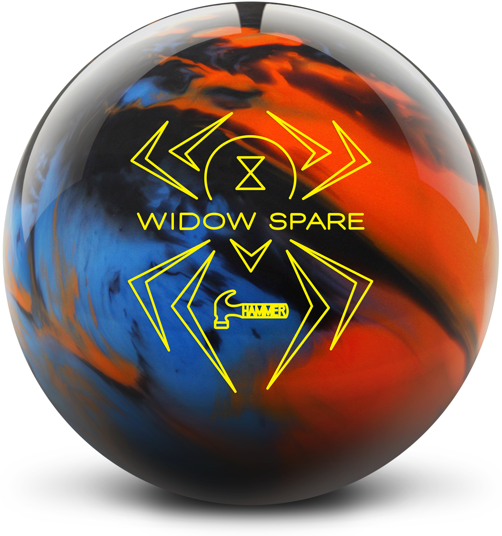 Widow Spare - Blue / Orange / Smoke – HammerBowling