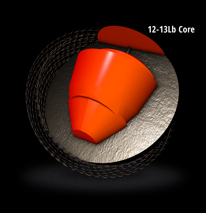 The Web Tour Edition core for thirteen to twelve pound bowling balls.