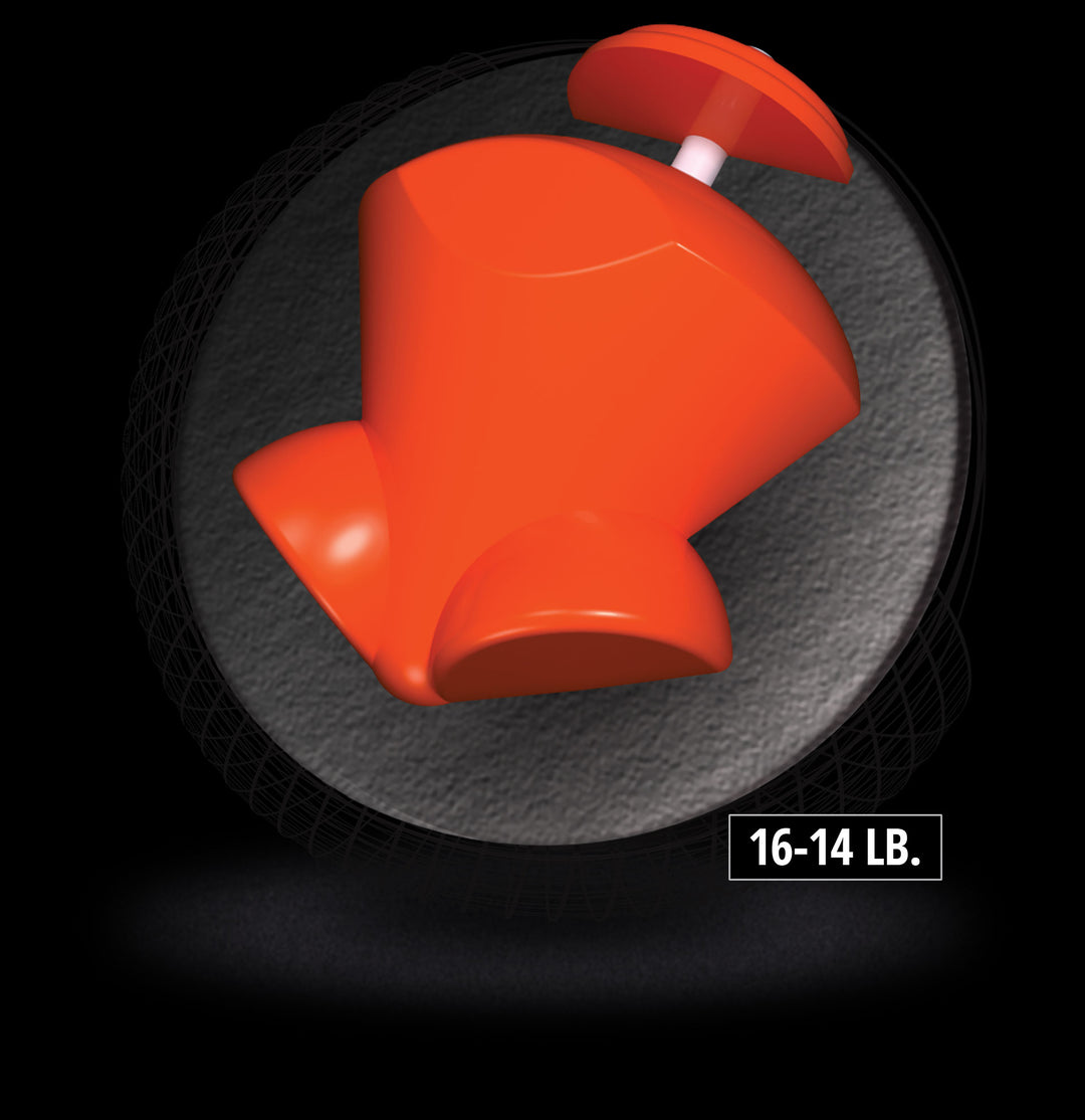 Black Widow 2.0 Hybrid core for sixteen to fourteen pound bowling balls.
