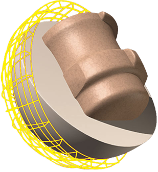 The RAW Hammer Burn core for sixteen to fourteen pound bowling balls.