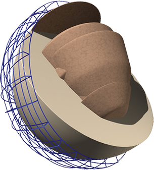 The Sauce Black / Violet / Gold core for sixteen to fourteen pound bowling balls.