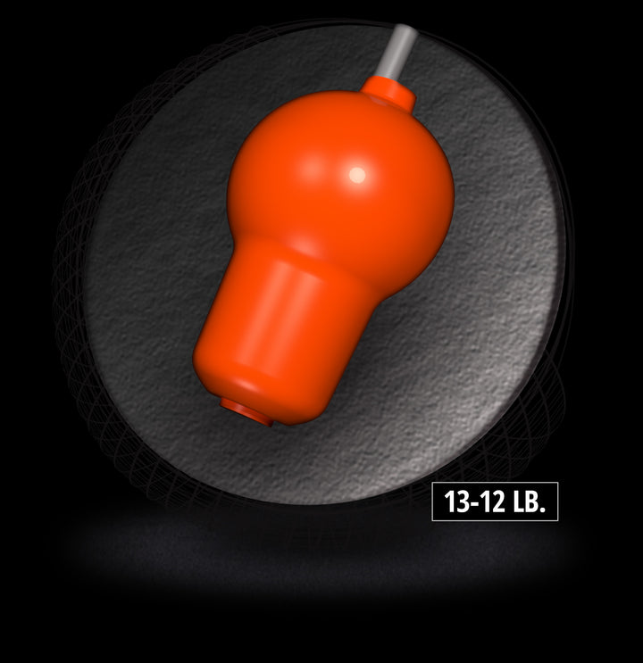 The Fugitive core for thirteen to twelve pound bowling balls.