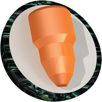 The Hardcore Hammer Grind core for sixteen to fourteen pound bowling balls.