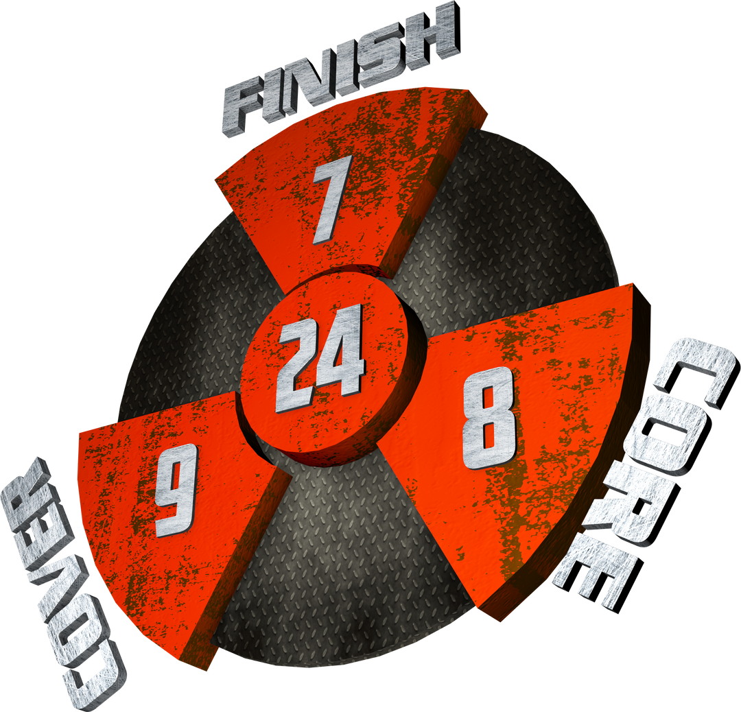 The Rhodman Pearl performance graphic with a 7 Finish, an 8 Core, a 9 Cover, and in the center, a Cumulative total of 24.
