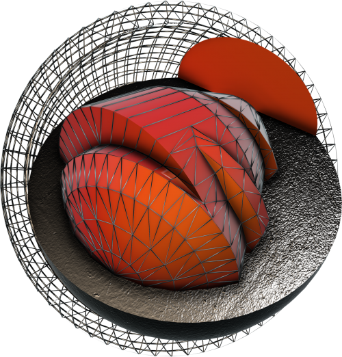 The Spike Black / Gold core for sixteen to fourteen pound bowling balls.