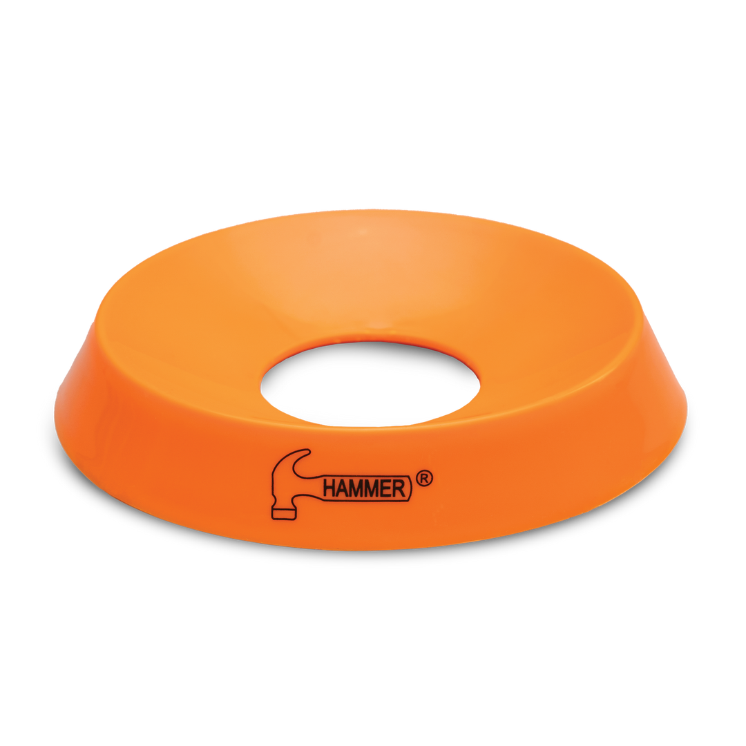 Orange ball cup with Hammer logo.