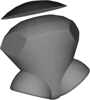 A Taboo Deep Purple core for sixteen to fourteen pound bowling balls.