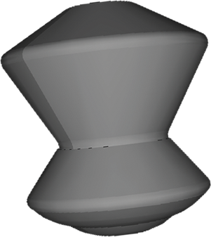 The Cobalt VIBE core for sixteen to fourteen pound bowling balls.