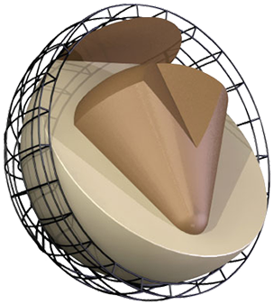 The Jigsaw core for sixteen to fourteen pound bowling balls.