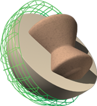 The Emerald Vibe core for sixteen to fourteen pound bowling balls.