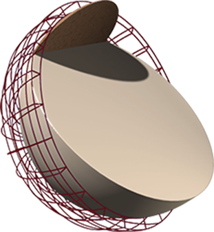 The Razyr Black / Red core for all bowling balls.