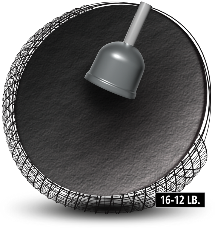 AXE core for sixteen to twelve pound bowling balls.