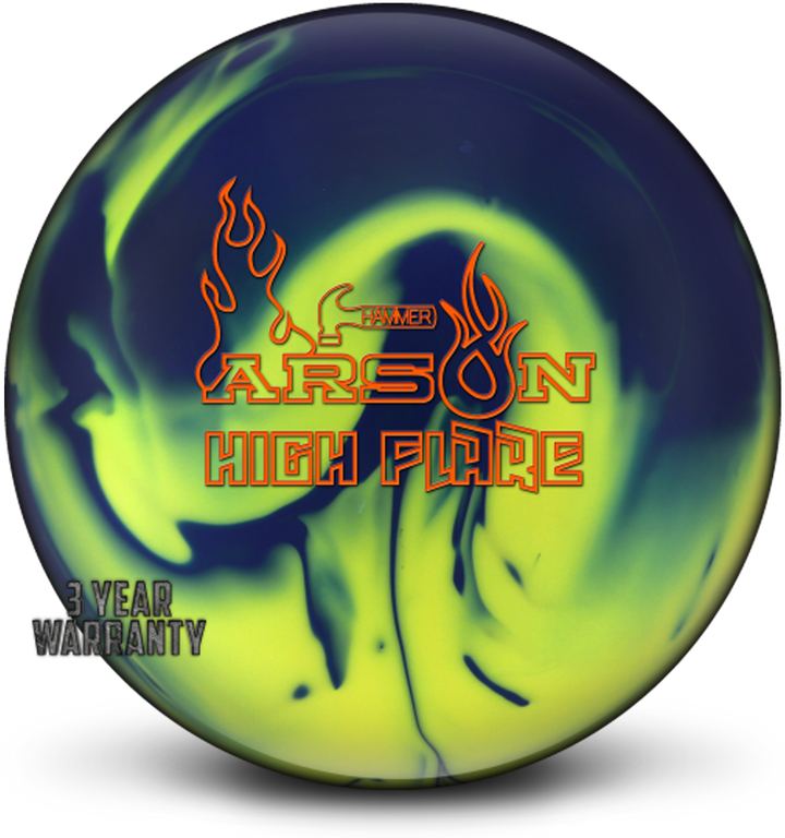 Arson High Flare Solid Bowling Ball