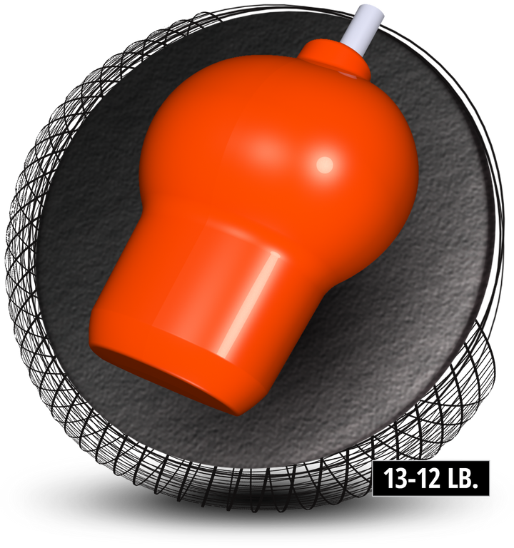 The Black Widow Spare+ core for thirteen to twelve pound bowling balls.