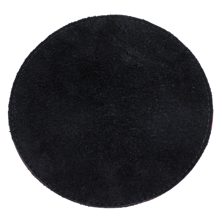 Black Widow Rubber Shammy in Red looking at the back.