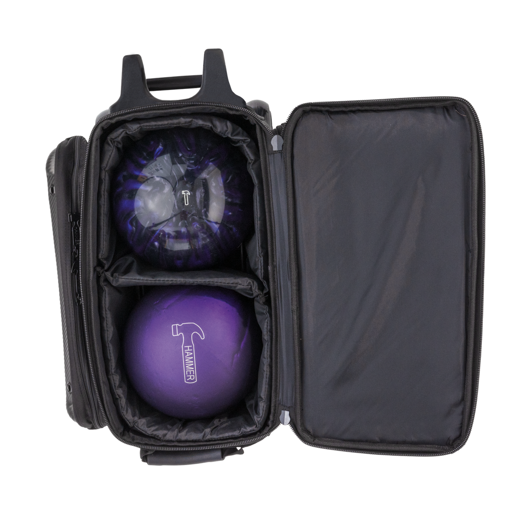 Hammer Carbon Shield Double Roller inside ball compartment