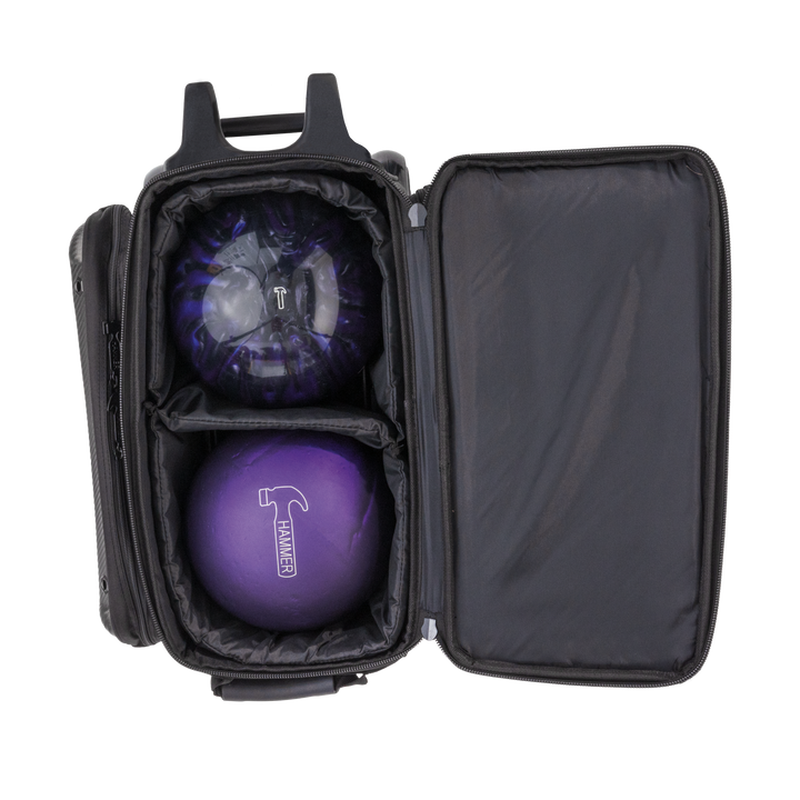 Hammer Carbon Shield Double Roller inside ball compartment