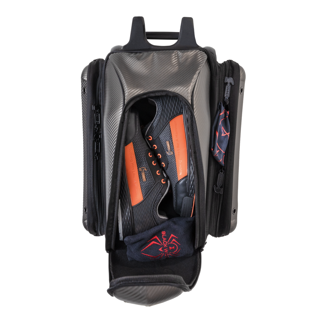 Hammer Carbon Shield Double Roller inside accessory compartment