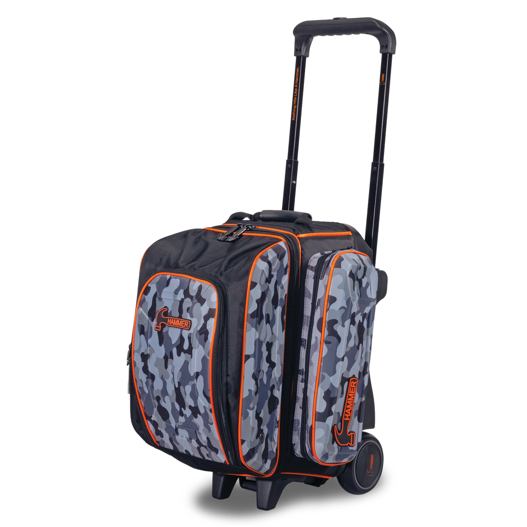 Hammer Gantlet Double Roller Camo three-quarter view facing left with handle extended.