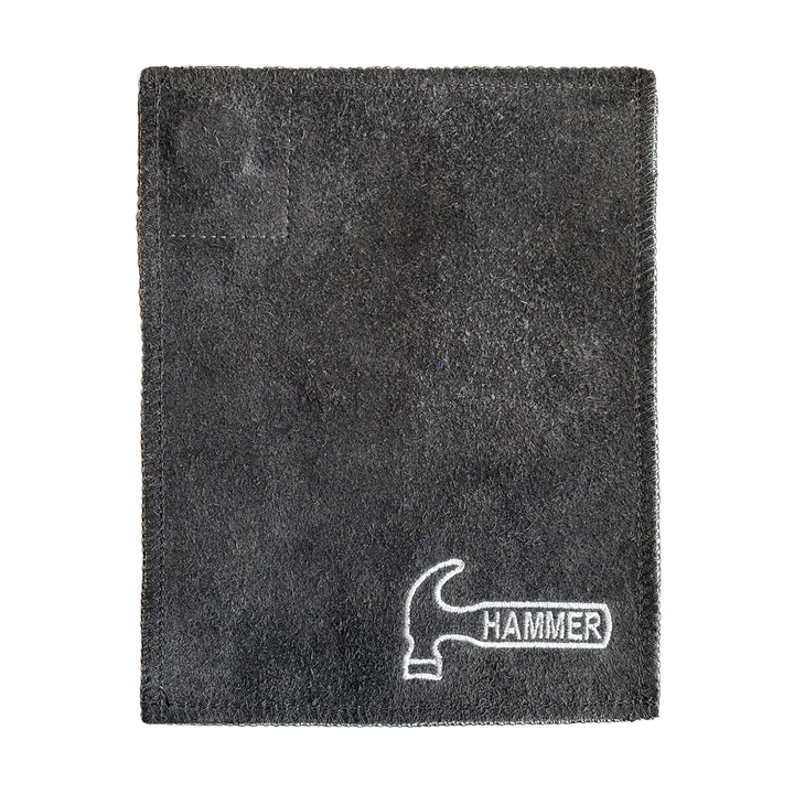 Hammer Grey Magnetic Shammy with the Hammer logo in white in the lower right hand corner.
