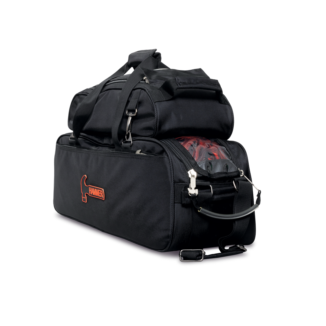 Premium Slim Triple Tote with Shoe Pouch