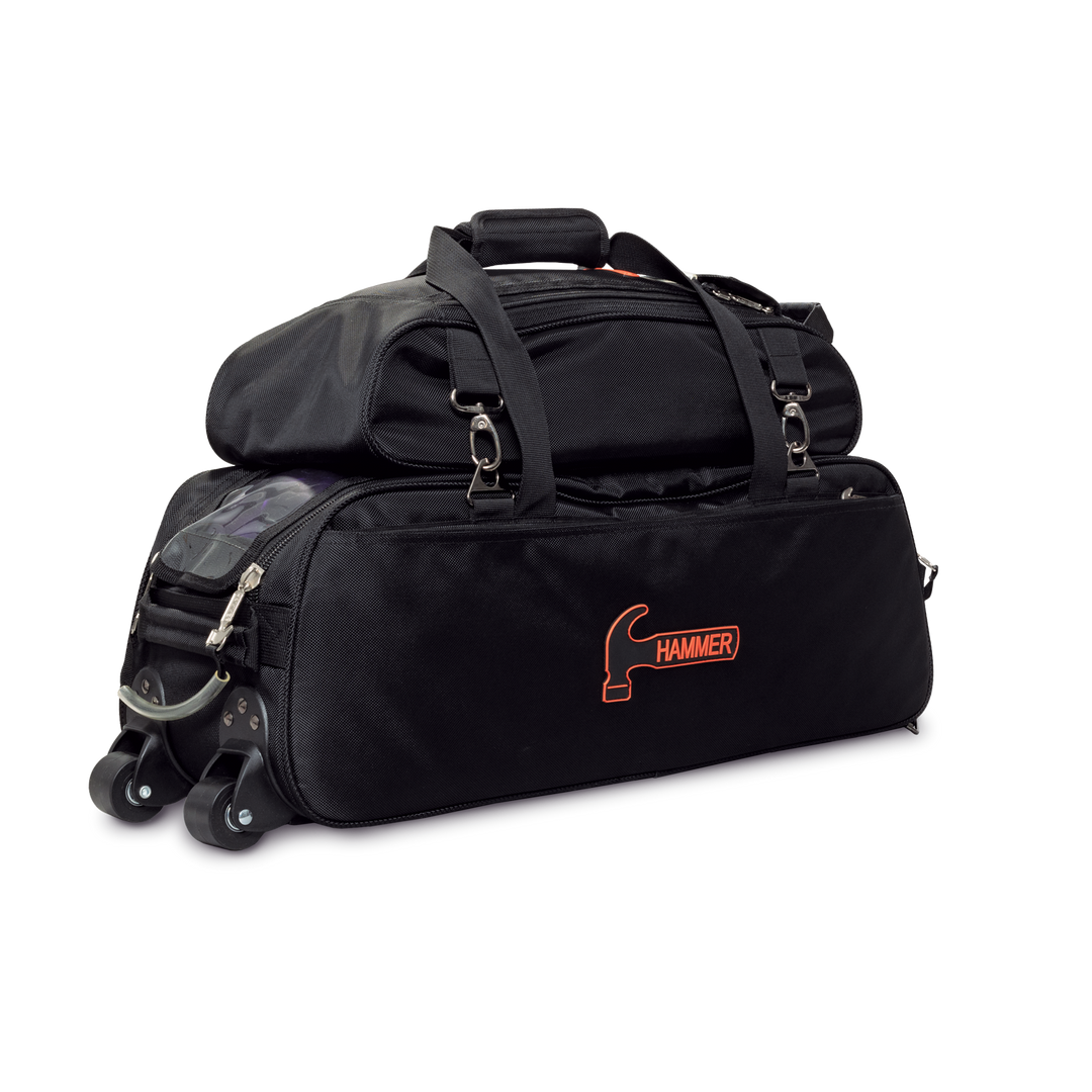 Premium Slim Triple Tote with Shoe Pouch