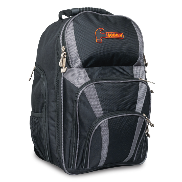 Tournament Backpack three quarter front view facing right.