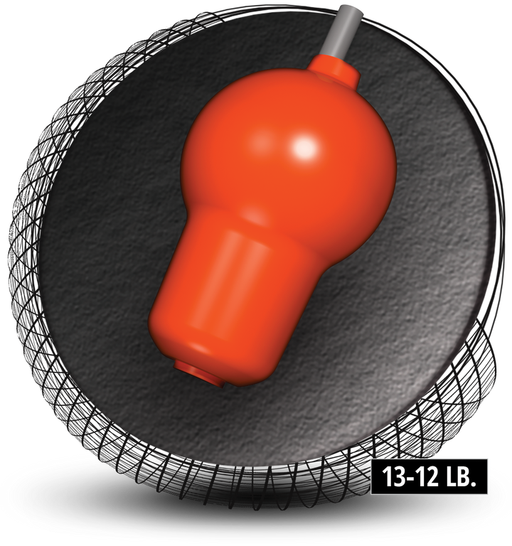 The Hammerhead Pearl core for thirteen to twelve pound bowling balls.