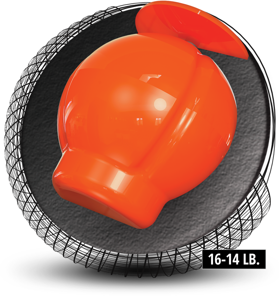 The Hammerhead Pearl core for sixteen to fourteen pound bowling balls.