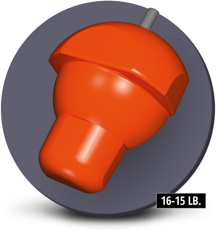 The NU 2.0 core for sixteen to fifteen pound bowling balls.
