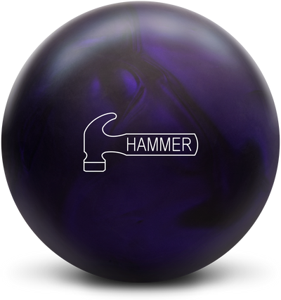 Purple Pearl Urethane bowling ball Brand Logo side