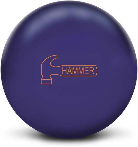 Purple Solid Reactive HammerBowling