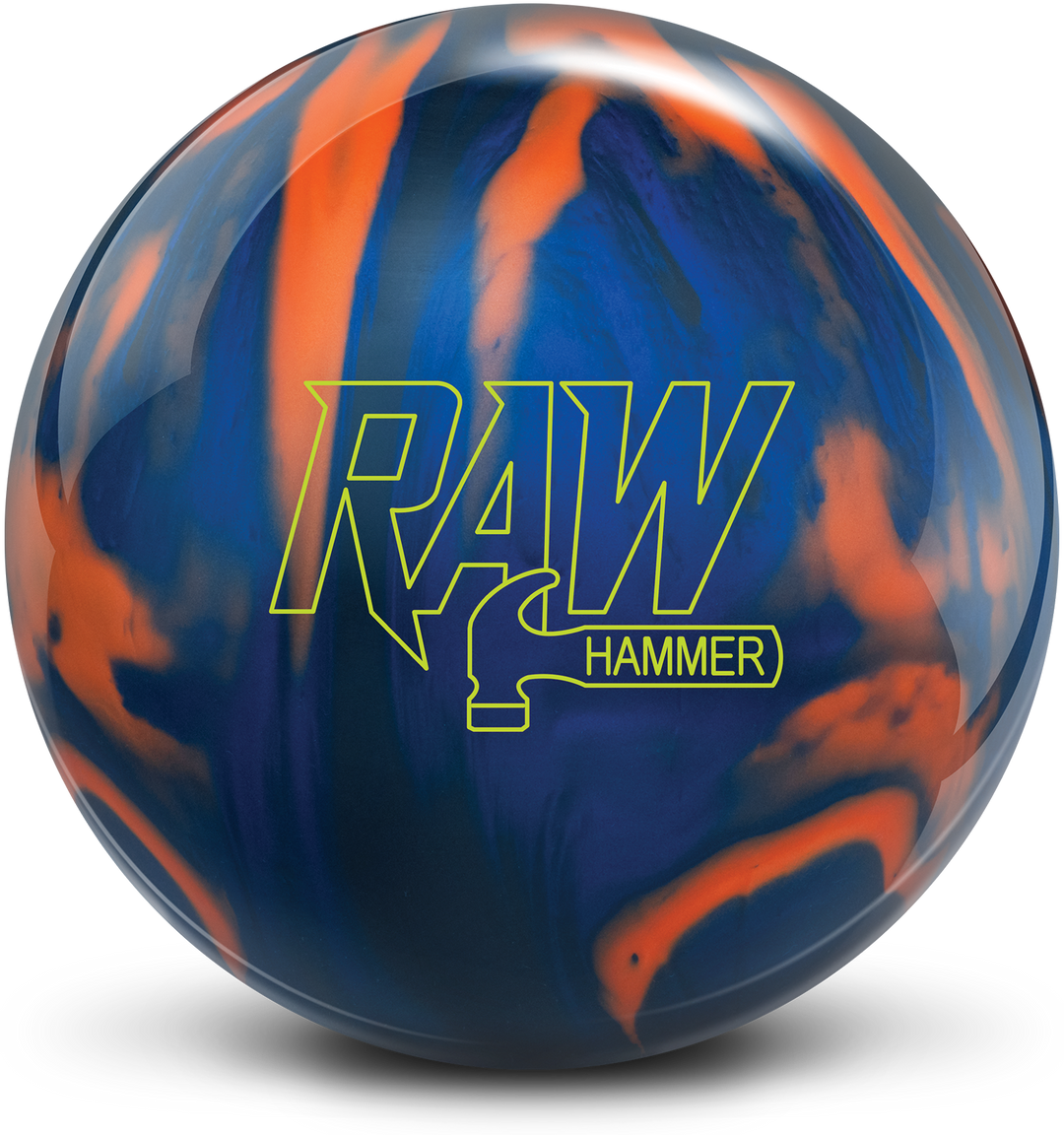 Raw Hammer Blue / Black / Orange bowling ball