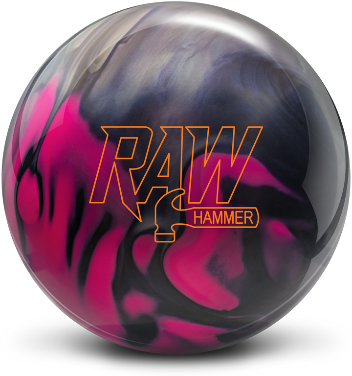 Raw Hammer Purple / Pink / Silver bowling ball