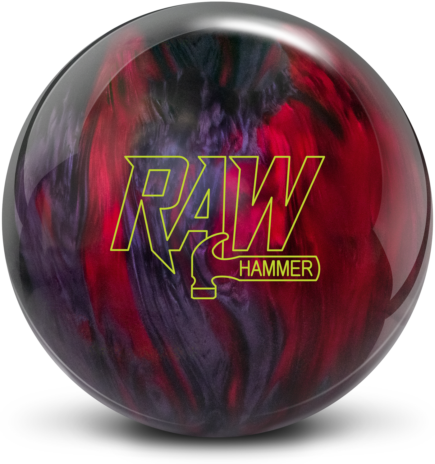 Raw Hammer Red / Smoke / Black bowling ball
