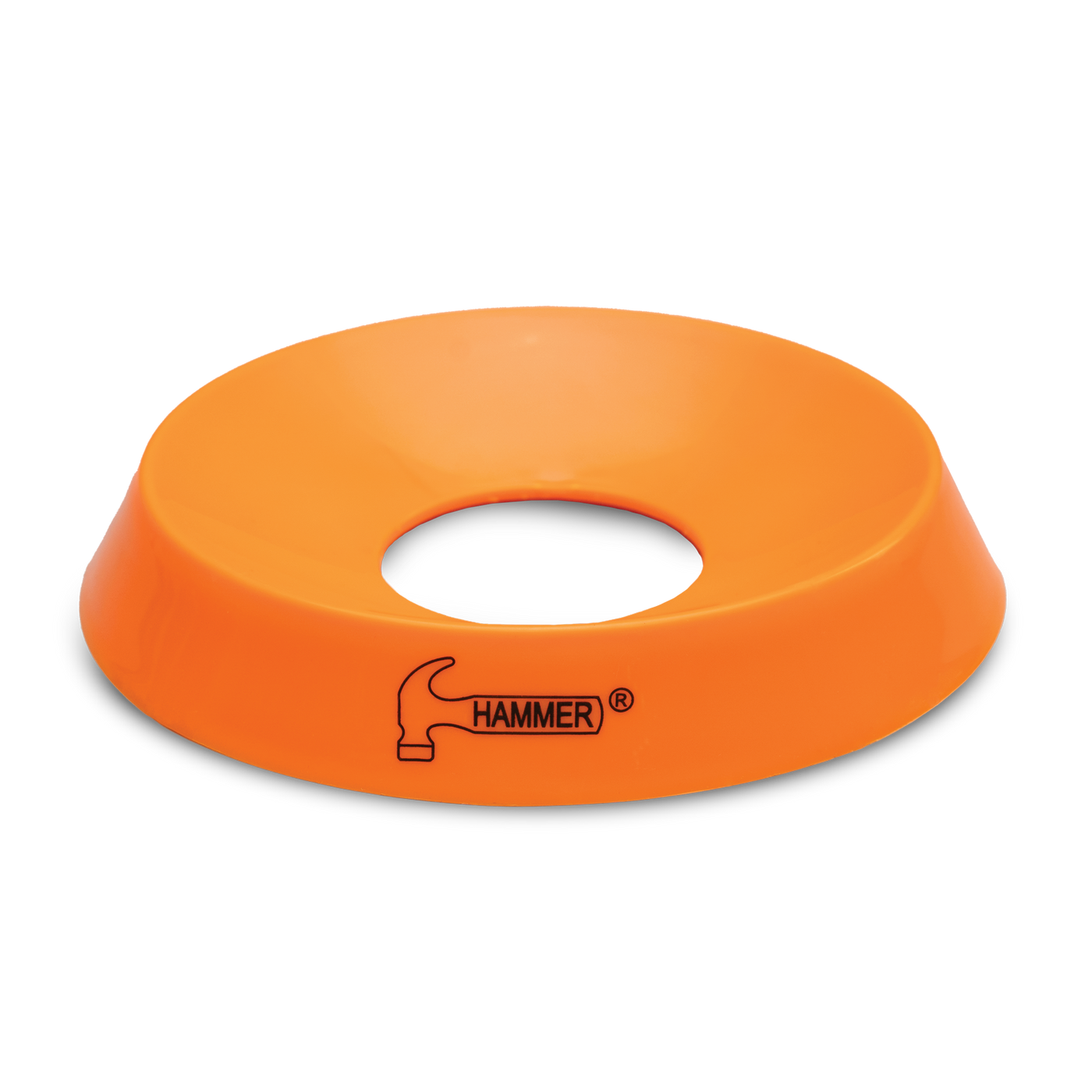 Orange ball cup with Hammer logo.