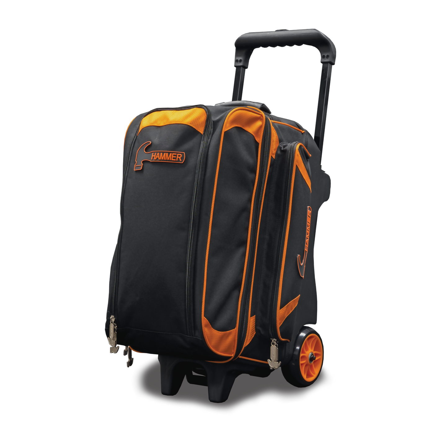 Premium Double Roller - Black / Orange