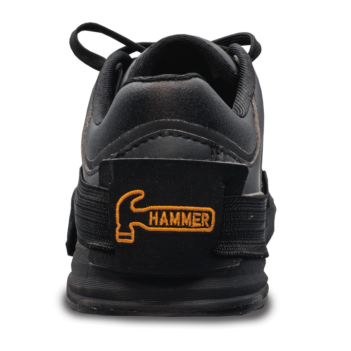 Shoe Slider with Hammer Logo back of shoe